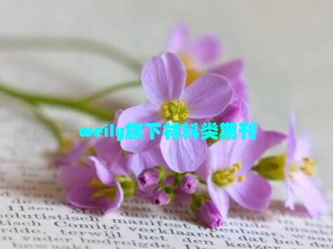 weily旗下材料类期刊