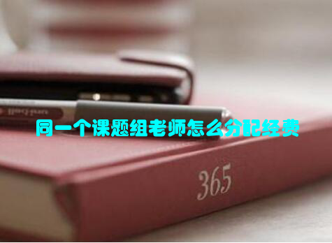同一个课题组老师怎么分配经费