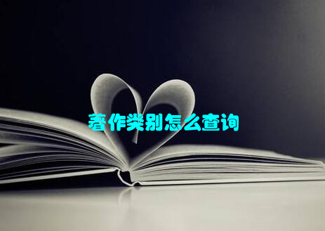著作类别怎么查询