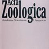 ACTA ZOOLOGICA ACADEMIAE SCIENTIARUM H