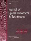 JOURNAL OF SPINAL DISORDERS & TECHNIQU