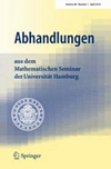 ABHANDLUNGEN AUS DEM MATHEMATISCHEN SE