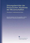 SITZUNGSBERICHTE DER PREUSSICHEN AKADE