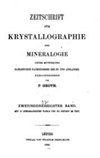 ZEITSCHRIFT FUR KRYSTALLOGRAPHIE UND M